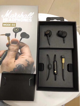 Marshall Marshall Mode EQ wired in-ear plug-in headphones hifi british horse spoon rock bass