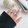 Tide, retro one size universal ring, Japanese and Korean, European style, internet celebrity, simple and elegant design