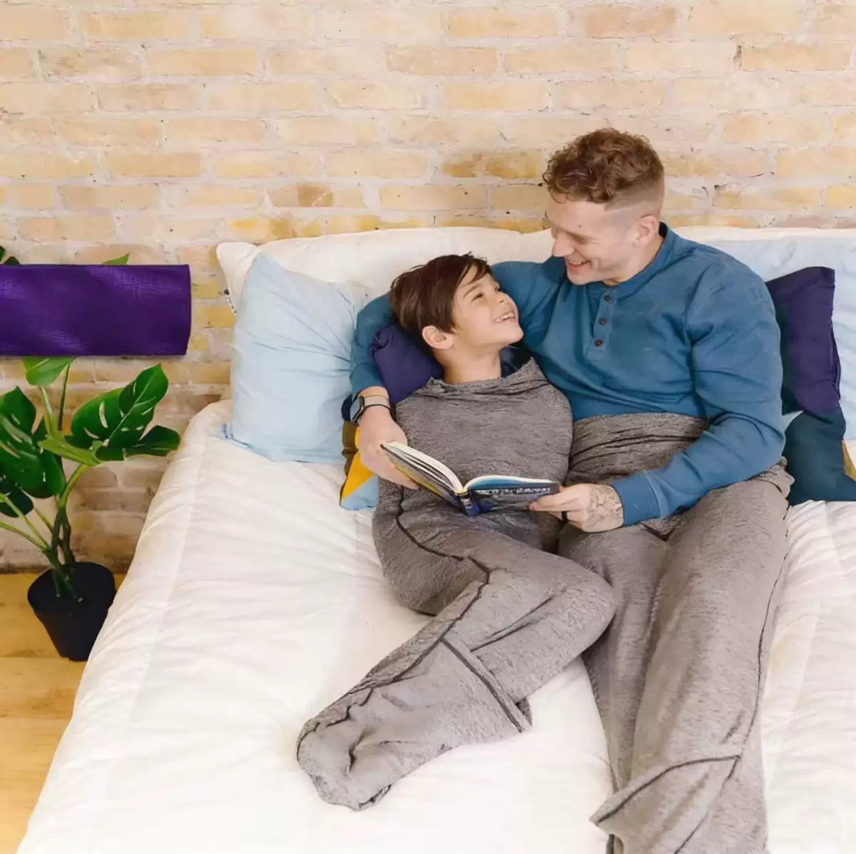New All-Inclusive Sleeping Bag for Parents and Children, Comfortable, Casual, Warm, Mobile Sleepwear, Home Wear Sleeping Bag