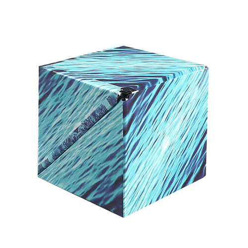 3D Magnetic Magic Cube Cross-border Wholesale of 3D Magnetic Magic Cube Magnetic Deformation Stress Relief Toy for Children's Spatial Geometry Intelligence Training 