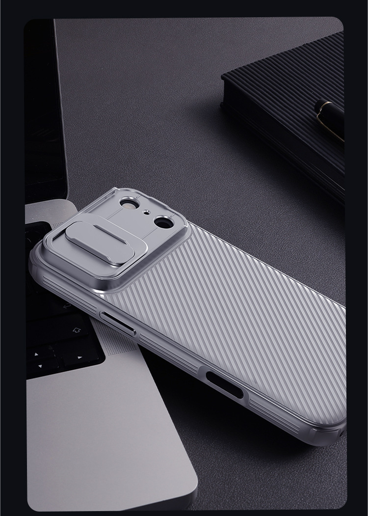 Ốp lưng Nillkin chống nhìn trộm, trượt che ống kính cho iPhone 17 Pro Max — Gương đen PRO Đen, Gương đen PRO Xanh, Gương đen PRO Titan Xám, Gương đen PRO Vàng chi tiết 15
