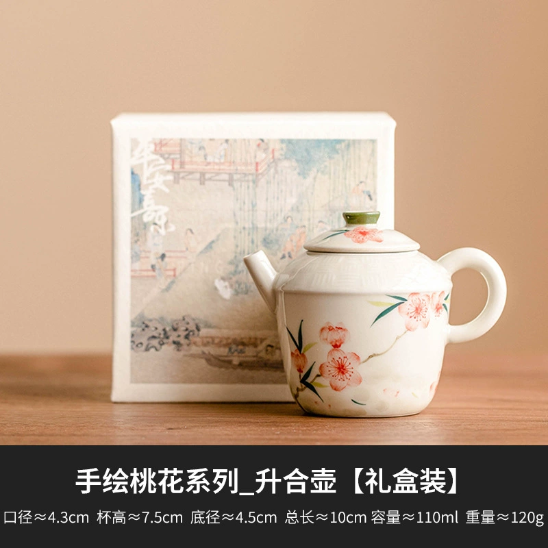 Tea set, small ceramic teapot, hand painting