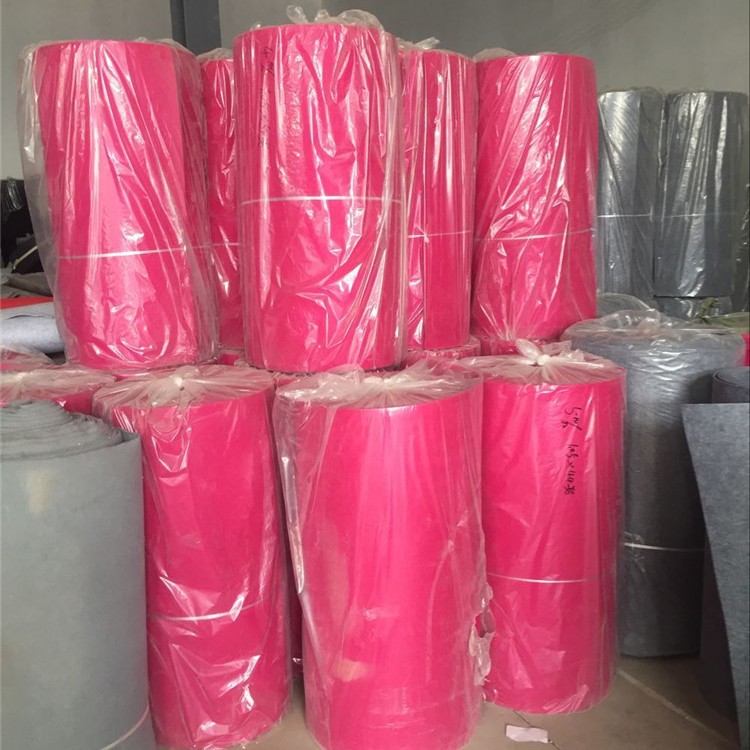 厂家批发销售各种颜色规格的化纤毛毡羊毛毡3mm厚彩色毛毡