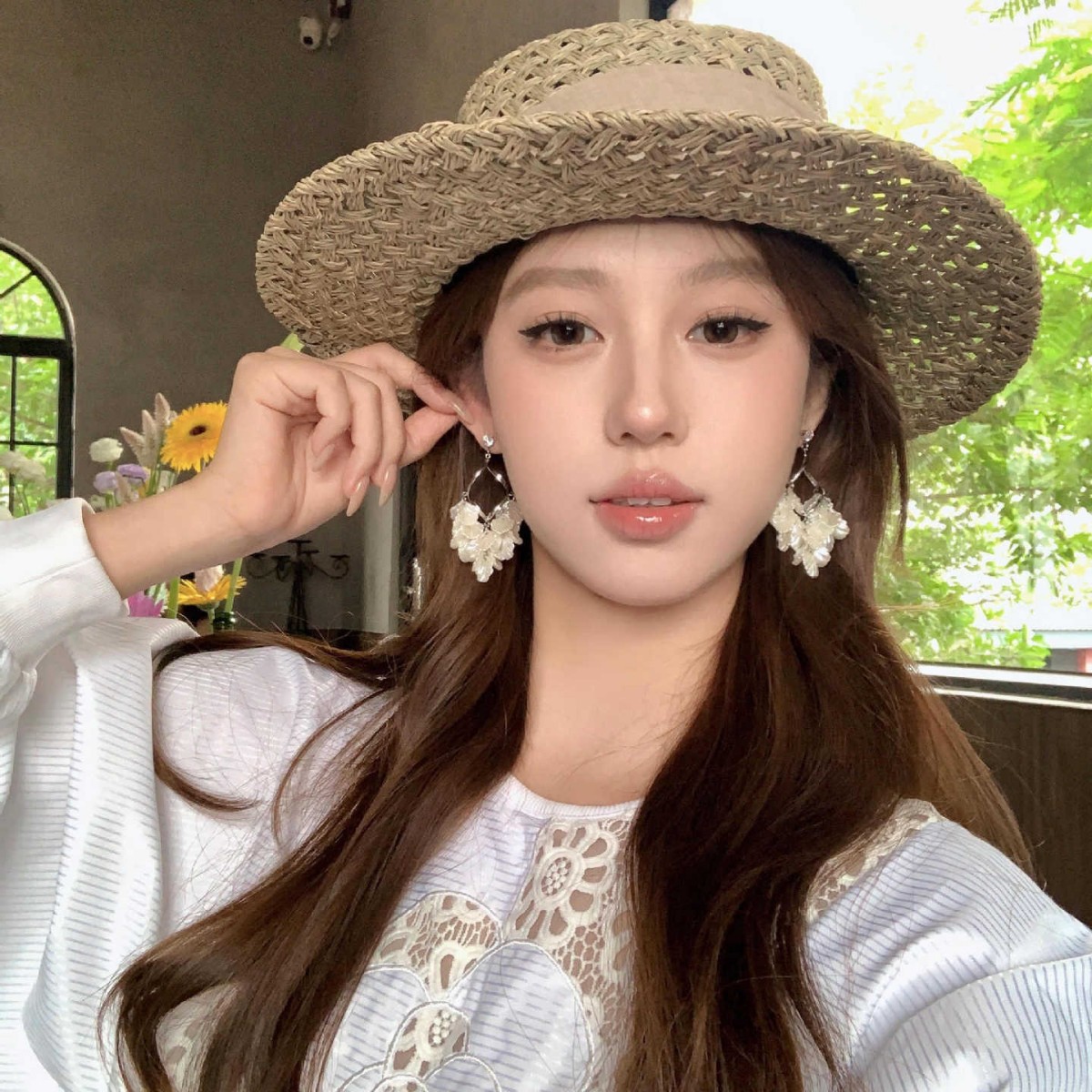 Earrings, universal ear clips, french style, high-quality style