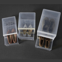 翻盖透明鞋盒鞋子收纳盒塑料抽屉式家用鞋柜收纳神器鞋子整理箱