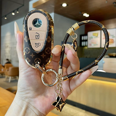 Cover, High-End C-Class B-Class | Car key bag - type-c-key-cover-light-luxury-long-chain