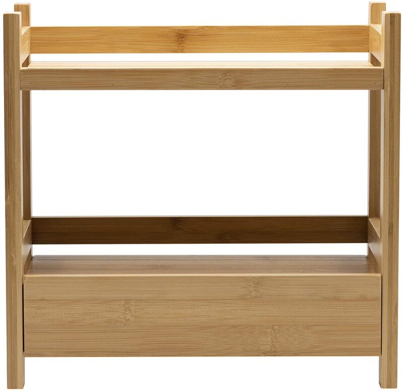 Multifunctional Bamboo with Drawer Storage Rack Household Kitchen Tableware Storage Bathroom Toiletries Shelf Wholesale Multifunctional Bamboo with Drawer Storage Rack Household Kitchen Tableware Storage Bathroom Toiletries Shelf Wholesale