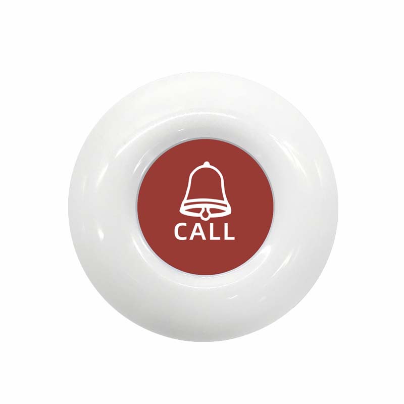 빨간색 단일 버튼 호출기 5개