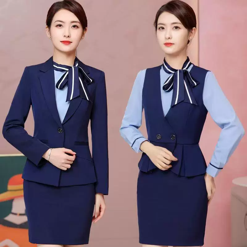 Профессиональная одежда Женский пиджак осень-зима новая мода темперамент тонкий OL костюм продажа официальной одежды отеля