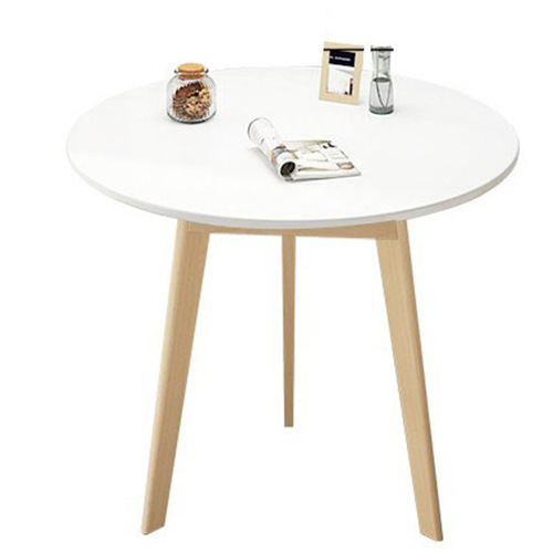 Coffee table reception balcony coffee table simple milk tea shop small round table home simple company negotiation table and chair combination