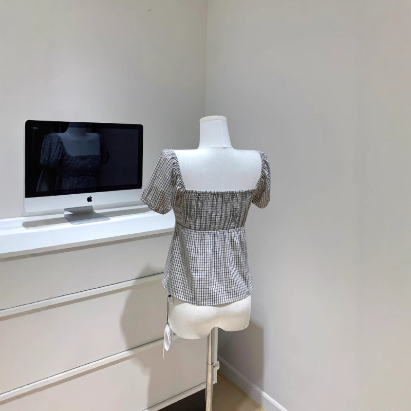 レトロ清新ファッション小柄半袖tシャツ女性夏新作|undefined