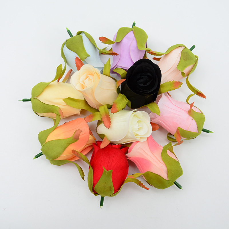 Simulated Small Rose Buds, Rose Buds, Wedding Bouquets, Flower Arrangement Accessories, Valentine's Day Decoration, Window Landscaping, Flower Waterfall