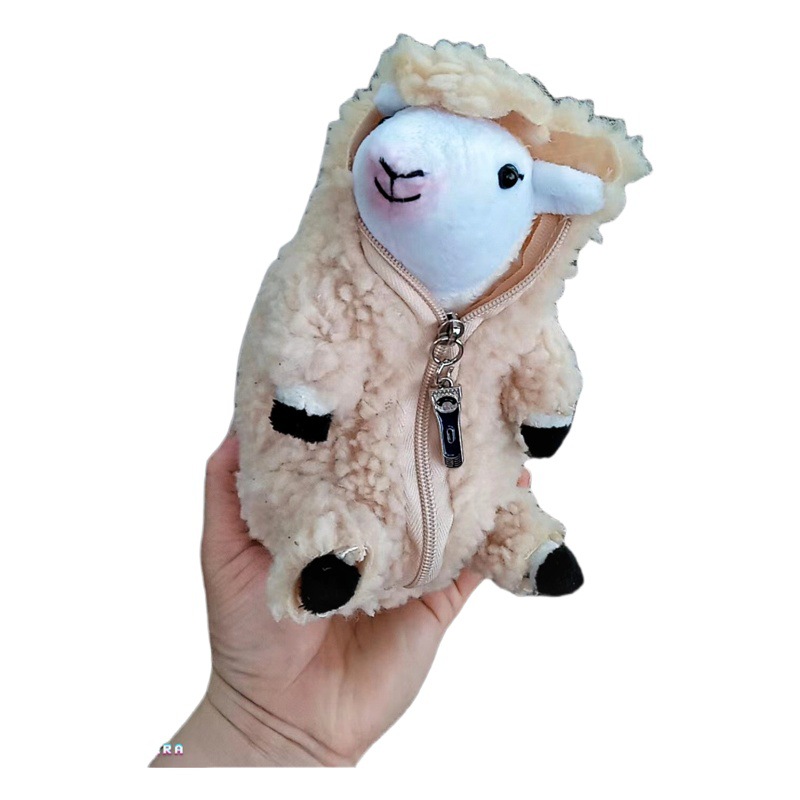 Peluche de Oveja Esquilada del Rancho de Montaña Sixjia, Muñeco Creativo de Oveja, Peluche Súper Tierno, Regalo