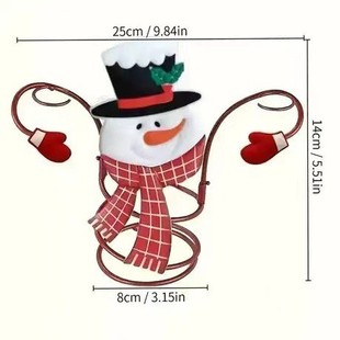 in stock Cross-border New Product Christmas Wine Glass Holder Holiday Wine Bottle Holiday Wine Bottle Glass Holder