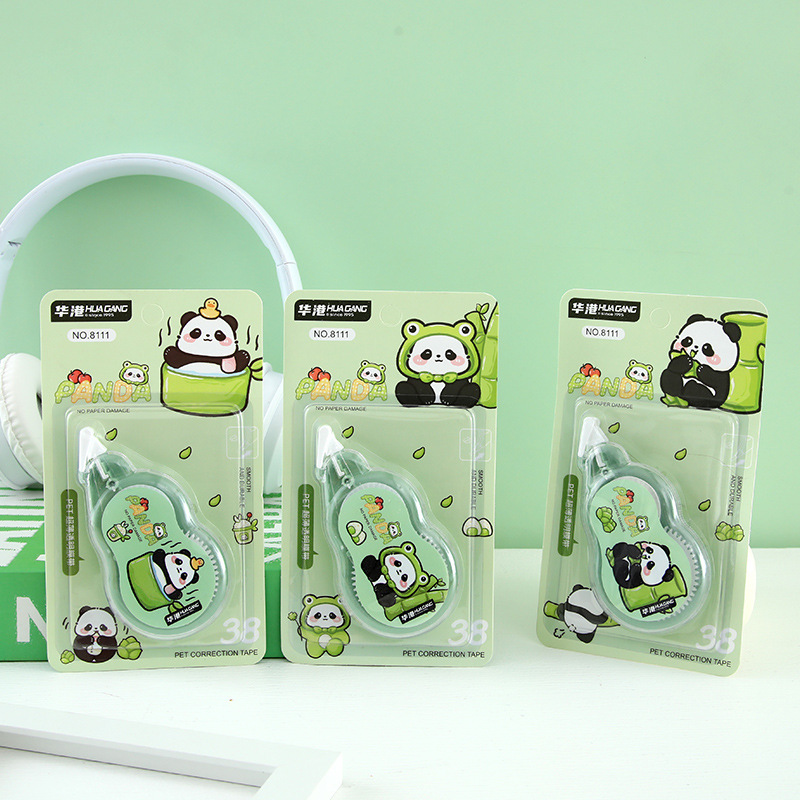 Cinturón de corrección del tesoro nacional de Panda Cinturón de corrección de alto valor Xiong Bao lindo estudiante de escuela primaria estudiante de secundaria material de oficina de aprendizaje