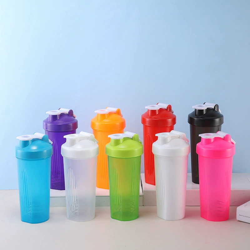 600 мл пластиковый встряхивающий стакан протеиновый порошок молочный стакан портативный фитнес-спорт стакан водная чашка кружка logo производитель прямой поставки