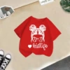 Red short sleeve T-shirt