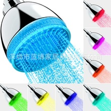 led小顶喷 七彩顶喷 led淋浴顶喷 新款圆形时尚顶喷 8010-A7