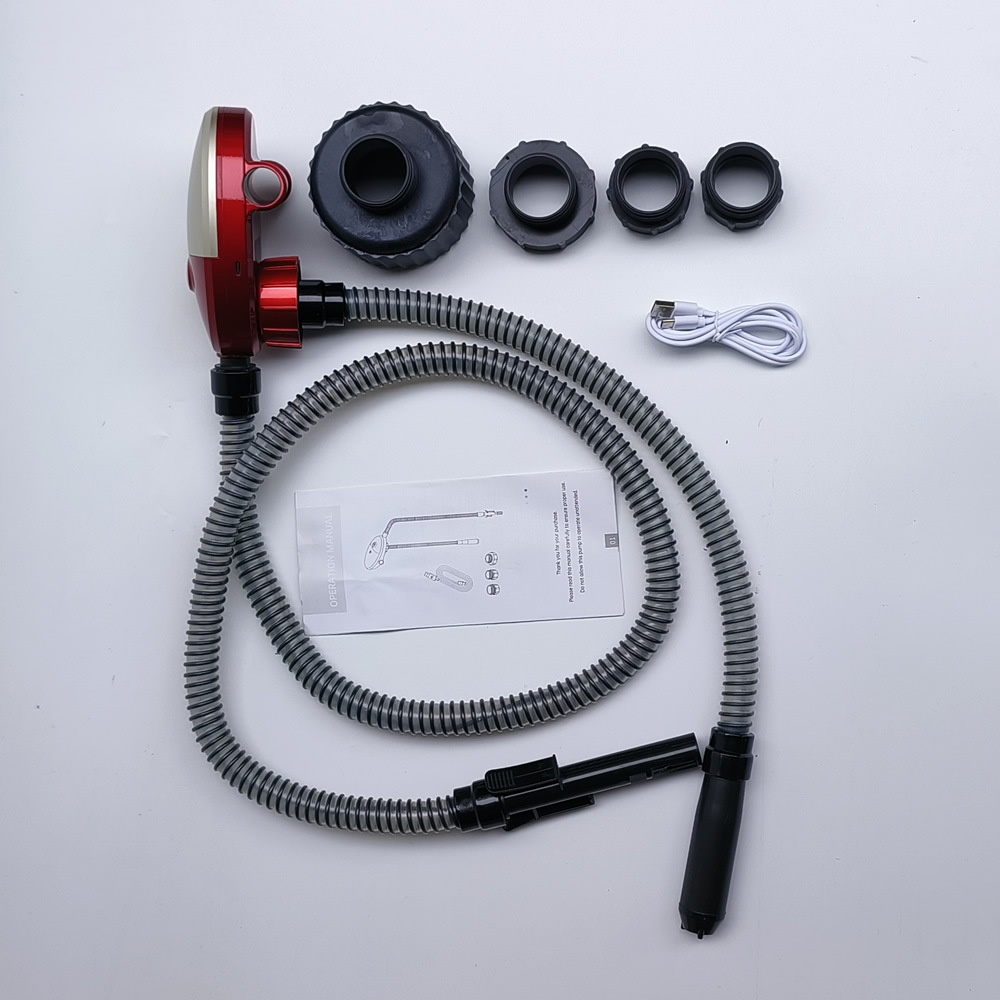 Multifunctional portable electric oil pump, hand-held diesel pump, oil extraction pump, dry battery-powered explosion-proof electric barrel pump