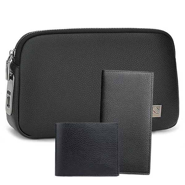 Black hand loop bag, set, 3 piece set