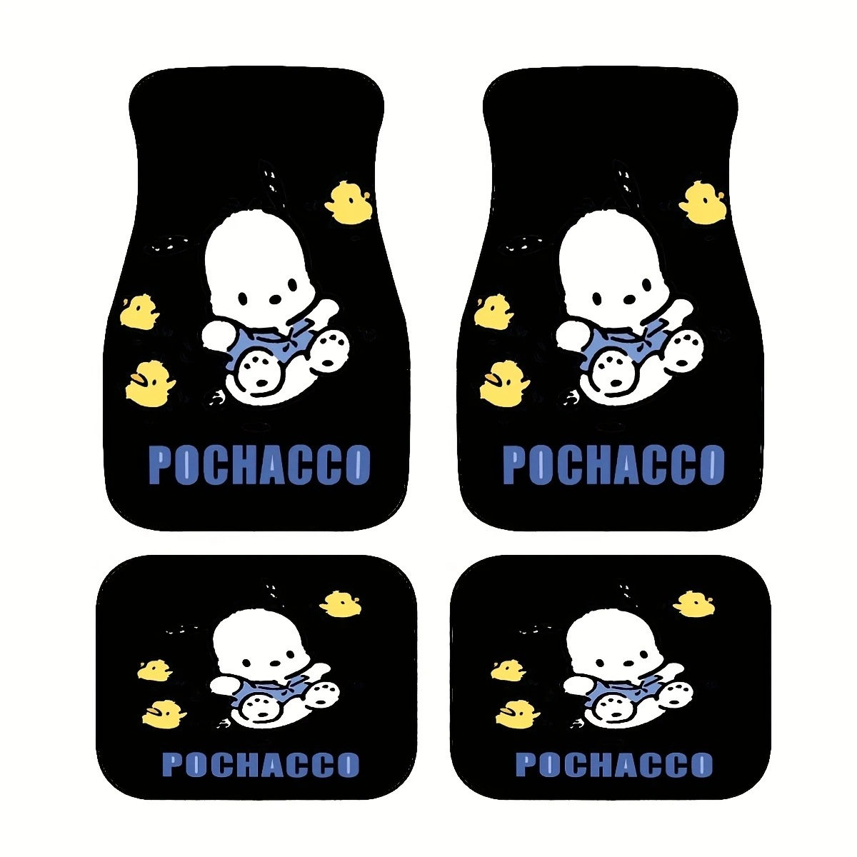 Cross-Border Sanrio Car Floor Mats for Main and Passenger Seats, Front and Rear Floor Mats, Amazon Temu Dropshipping Cartoon Foot Mats