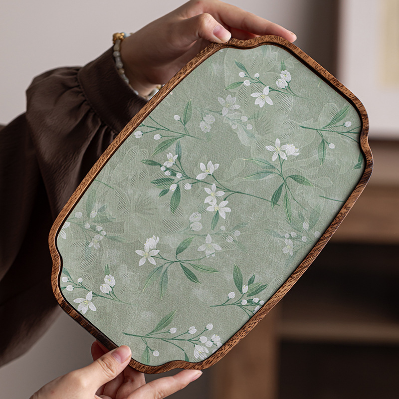 新款胡桃木茶盘小型实木干泡台茶托盘壶承防水茶席茶具茶杯收纳盘