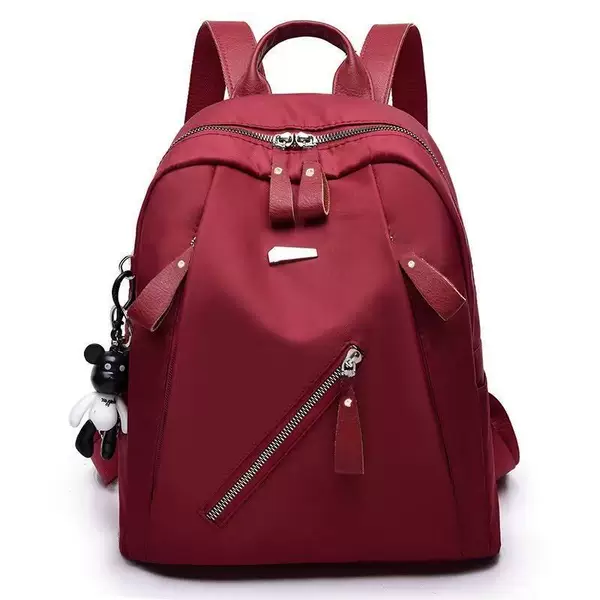 Wholesale Women's Fashion Trendy Street-Style Oxford Cloth Backpacks, Cross-Border Hot-Selling School Bags for Middle School Students, Anti-Theft Backpacks