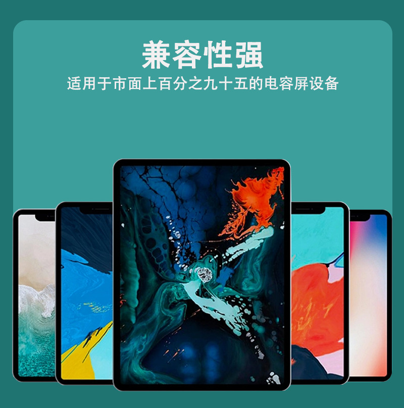 Bolígrafo capacitivo universal Applepencil Applepencil lápiz óptico plano para ipad pencil lápiz óptico al por mayor