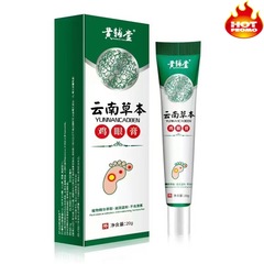 黄補助堂手足鶏眼膏足指鶏繭肉刺塗布膏現物代発草本雲南本草軟膏