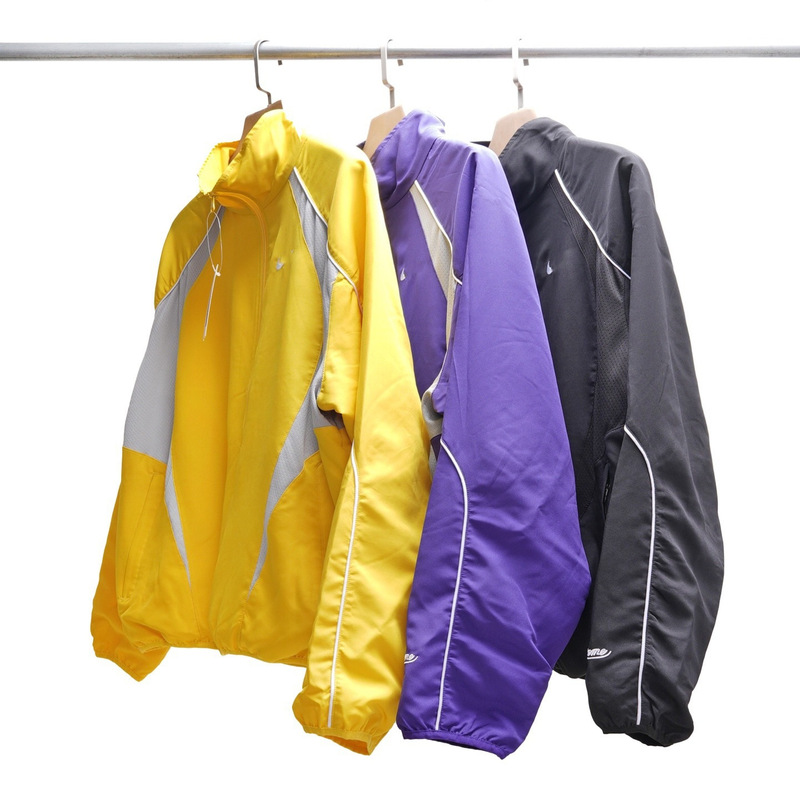 Cross-border authentic SUP collaboration collection: unisex American-style stand-up collar, breathable zip-up jacket and tracksuit set for couples