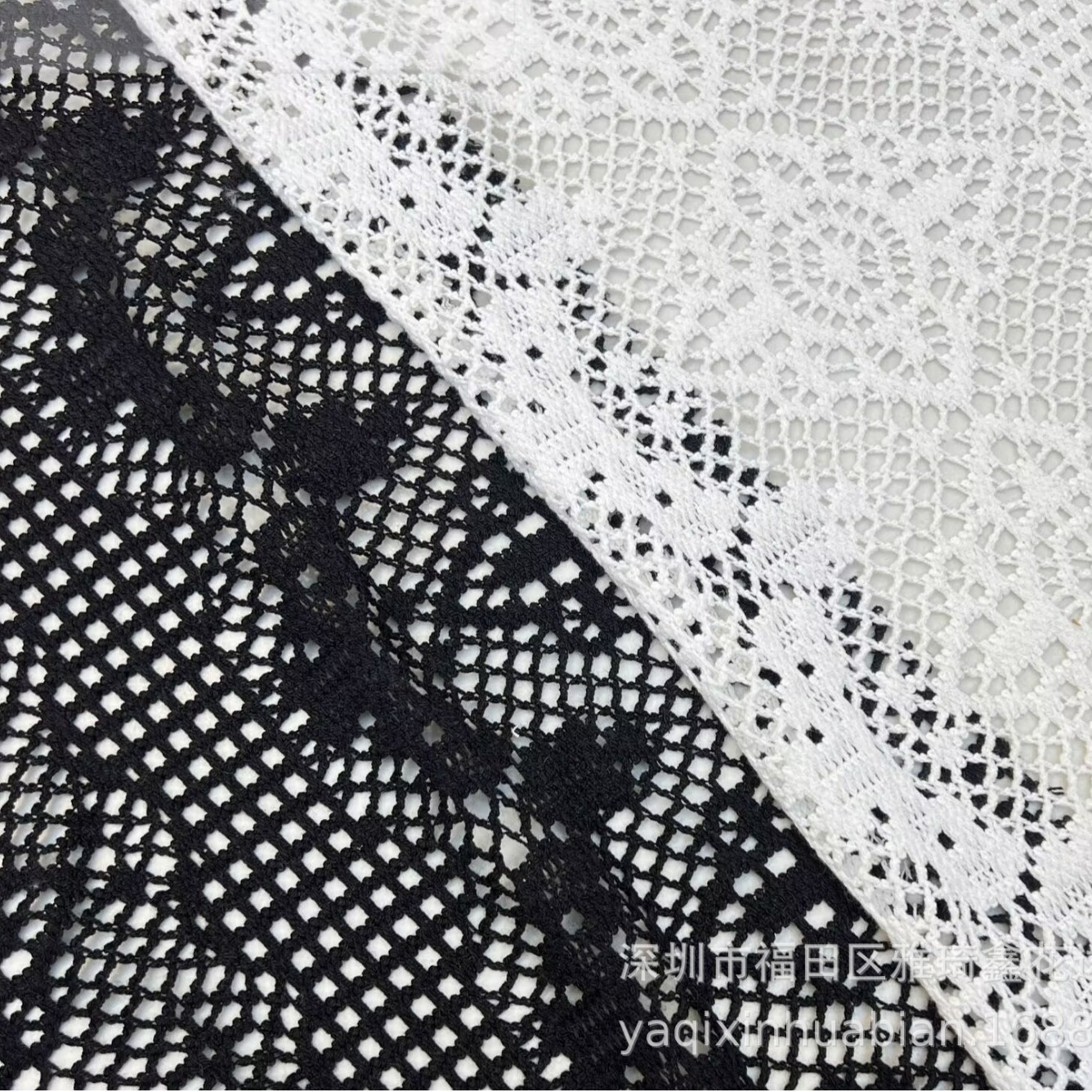 涤纶桌布绣花蕾丝面料窗帘布 印花布料印花底布绣花面料