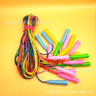 New children's skipping rope kindergarten primary school boys and girls sports fitness PVC rope sports supplies skipping rope wholesale