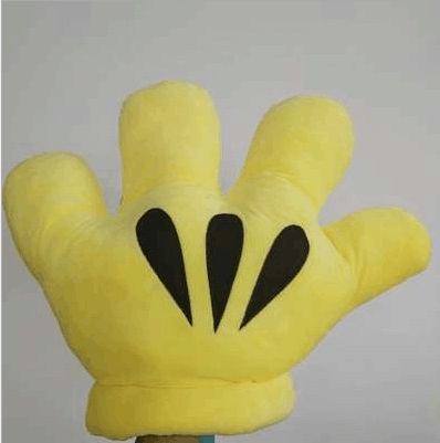 Glove pillow creative palm glove shape cushion pillow plush toy factory direct sale