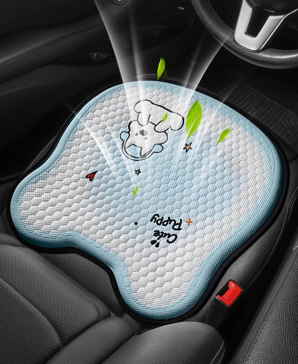 New Honeycomb Gel Cartoon Car Seat Cushion, Suitable for Office Seats, Furniture Seat Cushions, and Universal for All Seasons