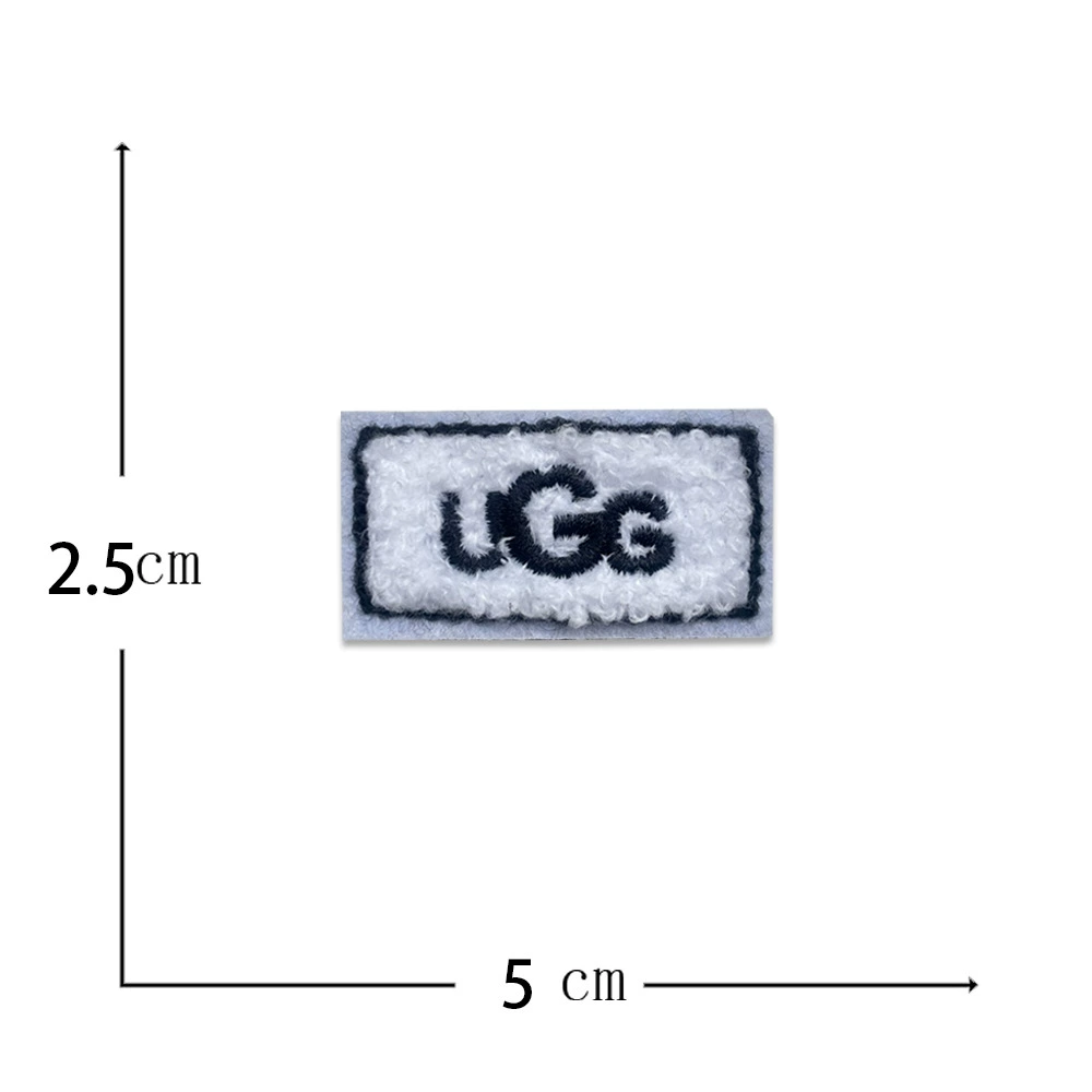 Miu полоток вышивка UGG квадратные носки декоративная вышивка тканевые наклейки у источника пятна смешанная вышивка камера может использоваться как нашивка пост