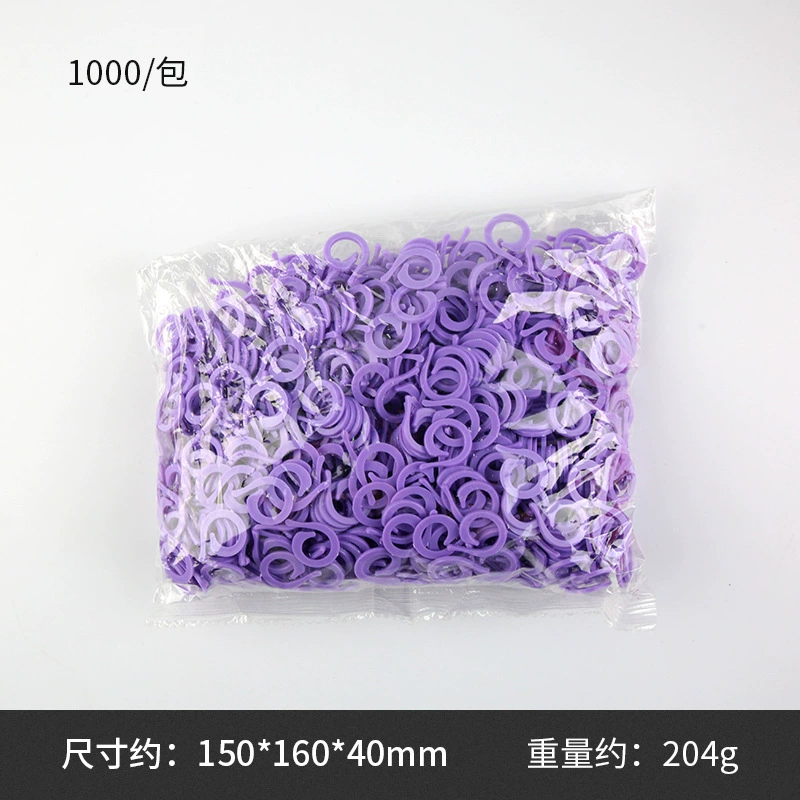 Color opening counting ring sweater woven tool counting marks buckle notes number ring comma ring