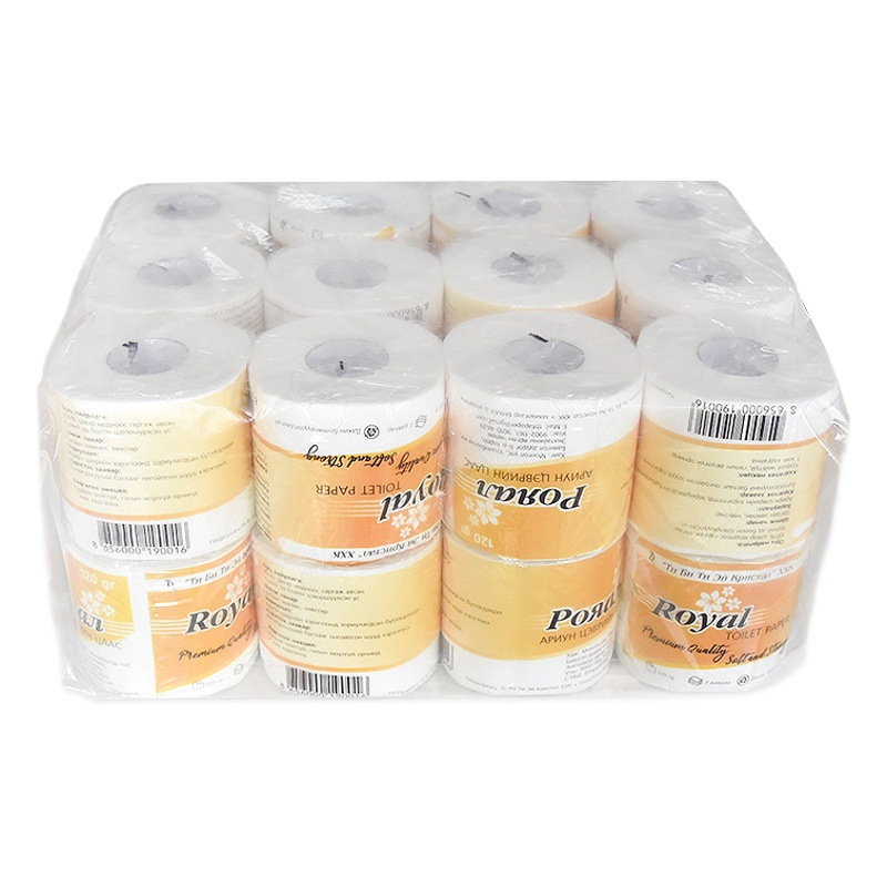 Rollo de papel de comercio exterior con núcleo, gabinete de exportación, papel higiénico para baño, embalaje independiente en inglés, rollo hueco, papel higiénico instantáneo