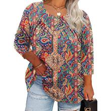 C 66047 Printed Loose Fit Short Sleeve T-shirtӡ�����ɶ���T