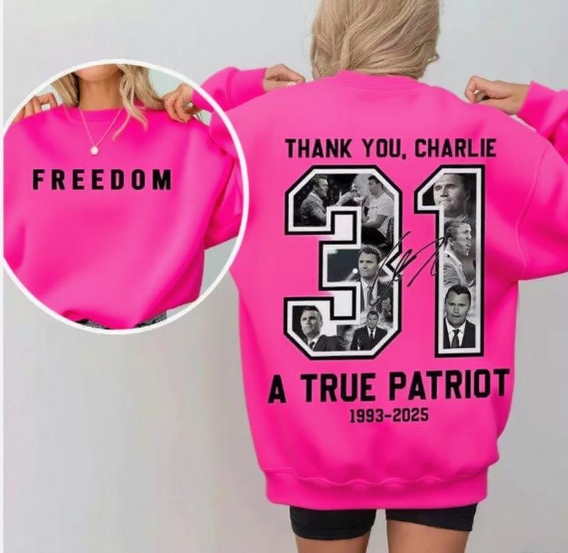 【跨境欧码】[Made in USA] Freedom Charlie Kirk Sweatshirt|undefined