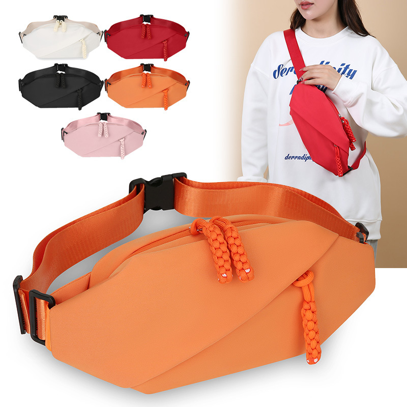 Bolso de pecho portátil de moda al aire libre simple coreano inns bolso de hombro casual de nylon bolso deportivo a prueba de rociadores