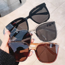 2023新款方框ins网红墨镜女圆脸个性时尚黑茶太阳眼镜男街拍眼镜