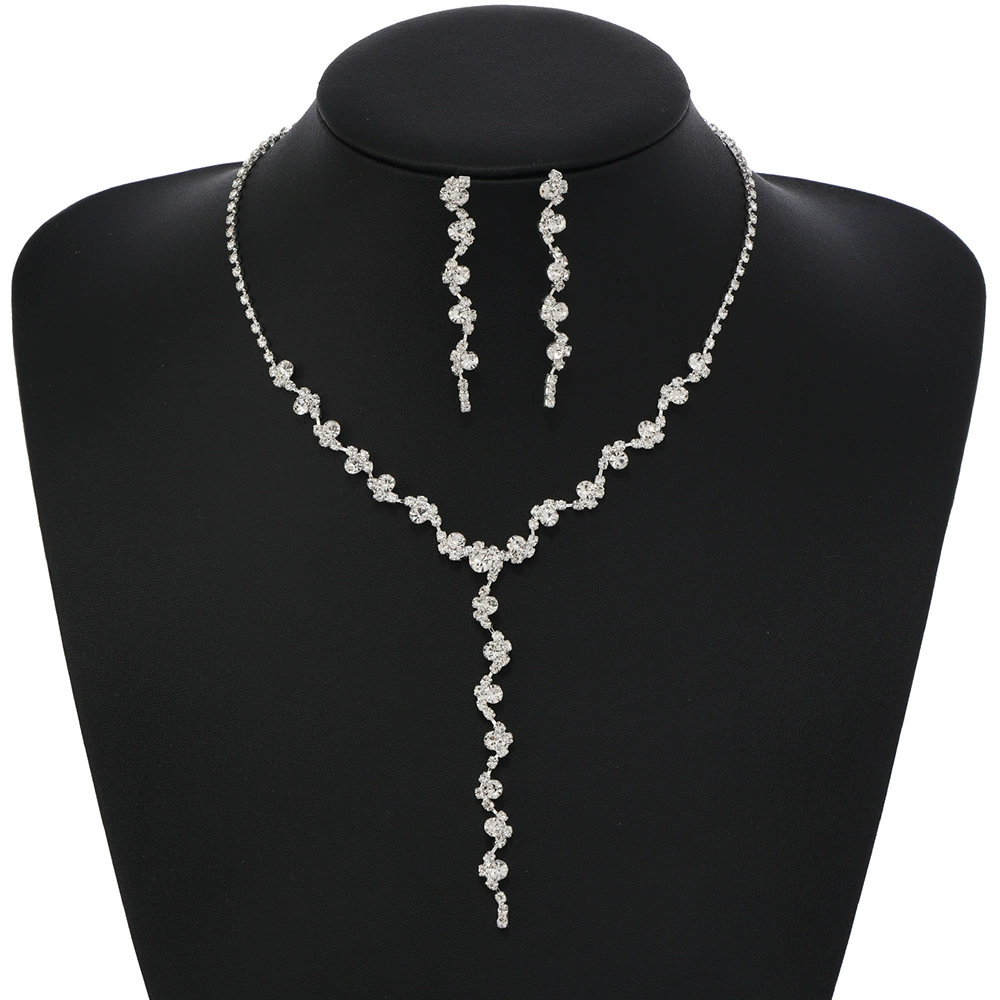 Accessory, jewelry, fashionable elegant set, long necklace with tassels, chain, wholesale