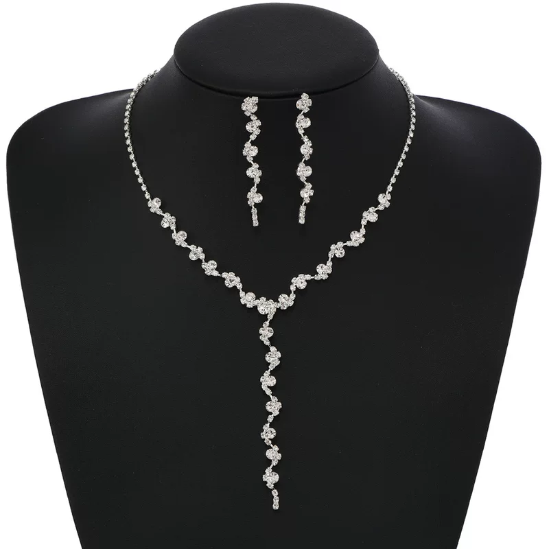 Accessory, jewelry, fashionable elegant set, long necklace with tassels, chain, wholesale