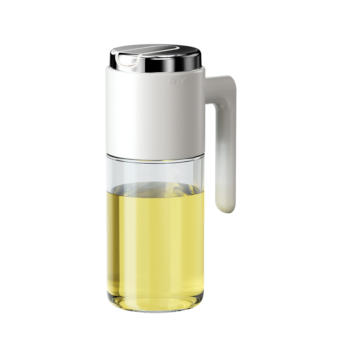 Gravedad Olla de aceite Botella de aceite 2004 Cocina doméstica sin aceite Olla de aceite de vidrio Olla de aceite Olla de salsa de soja Botella de condimento Apertura y cierre automático