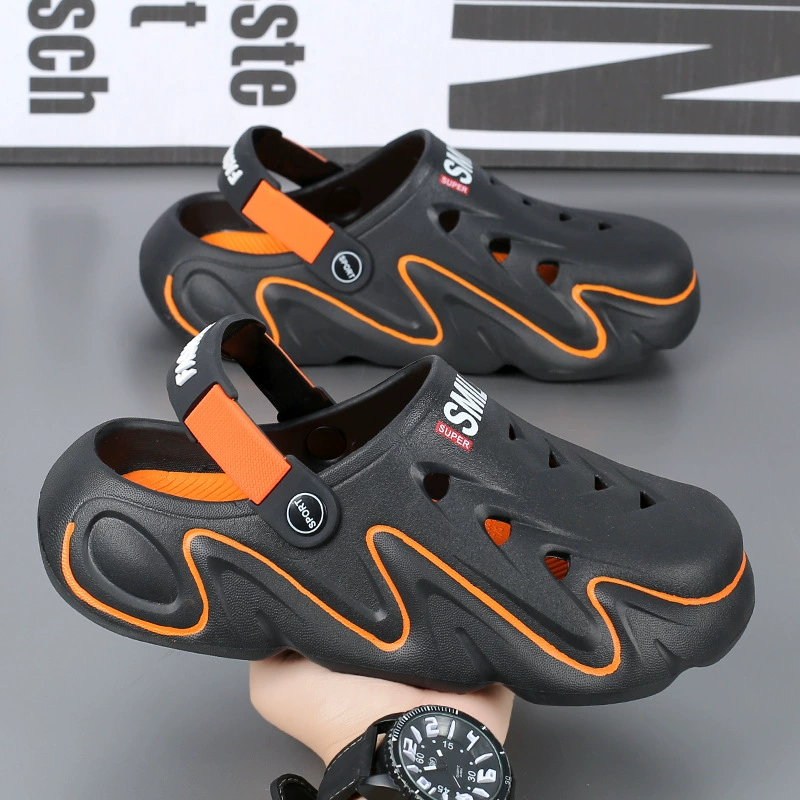 Dongdong обувь мужские летние тапочки оптом на открытом воздухе пляжные сандалии большого размера трансграничная внешняя торговля Баотоу тапочки мужская обувь