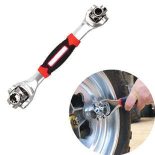 Factory direct supply eight-in-one wrench multi-function wrench rotating dog wrench 48-in-one wrench