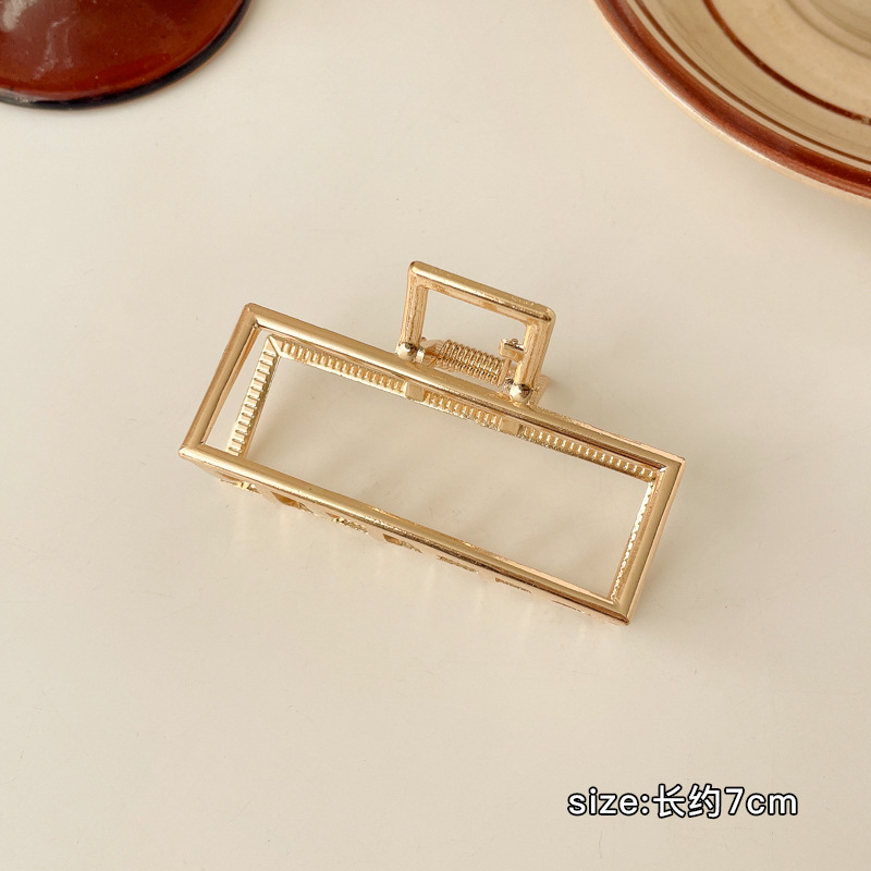 Accesorios para el cabello de Corea del Sur horquilla de acrílico de las mujeres de nuevo cuchara simple grande updo clip de pelo tocado