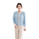 2025春装时尚休闲女装妈妈装小香风套头衫上衣日常通勤款秋季毛衣，女装针织衫/毛衣，妃慕昵服饰