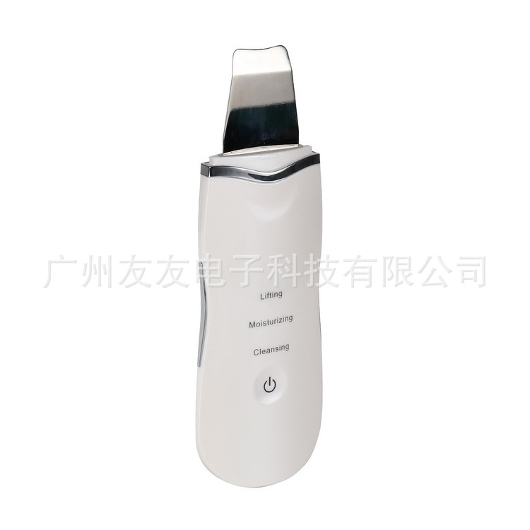 Cross-border Ultrasonic Skin Scraper Facial Machine for Acne and Blackhead Removal Electric Face Cleaner Pore Cleansing Device with Ion Infusion Manufacturer