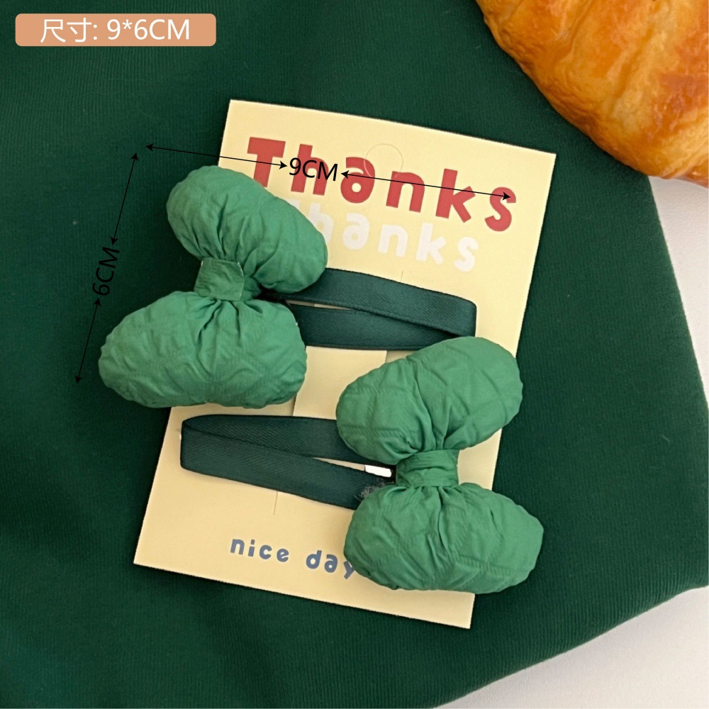 Nuevo macaron arco gordo dulce lindo BB clip para el cabello para las niñas clip de borde de frangeo universal clip